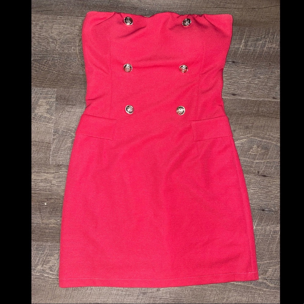 Mini hot pink cocktail dress timing fashion